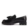 Clarks Teala Loafer   Black Leather   Womens Smart Loafers