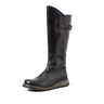 Fly London Damen MOL Langschaft Stiefel, Zwart, 40 EU