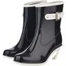 IJNHYTG -rubbers High Heel Rain Boots Women's Rain Boots (Size : 36 EU)