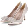 Melvin & Hamilton Melvin & Russo Alena 6 Pumps voor dames, wit, textiel, Milk., 39 EU