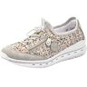 Rieker Dames L0858 Slipper, Cement Pebble Multi Silverflower 40 grijs, 36 EU, Cement Pebble Multi Silverflower 40 grijs, 36 EU