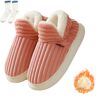 leprix Sunmoine Cloud Pantoffels, pluche, warme huispantoffels, antislip, comfortabele wolkpantoffels voor dames en heren, roze, 4.5/5.5 UK