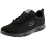 Skechers Dames GHENTER BRONAUGH Sneaker, Zwarte Mesh Water en Vlek Afstotende Behandelaars, 35 EU