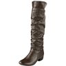 Generic Womens Thigh High Boots High High Knee Riding Boots Boots Heels Flat Winter Women's Women's Boots Leather Riding Boots for Women Knee High (Brown, 42)