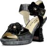 Laura Vita sandalen voor dames Hicao 624, grootte:38, kleur:Zwart