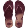 Havaianas Dames Slim Gloss Flip-Flop, paarse bodem, 7.5/8 UK, Paarse bodem, 7.5/8 UK