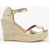 Sandalen La Valeta Charlene peep toe Goud 36,37,38,39,40,41 Women