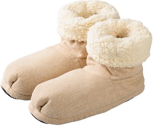 Warmies warmtepantoffels dames beige - Beige