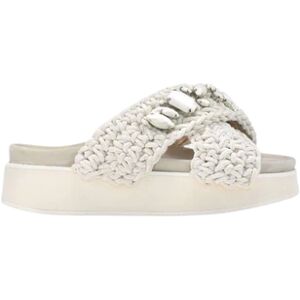 INUIKII Woven Stones Platform - Ivory 39