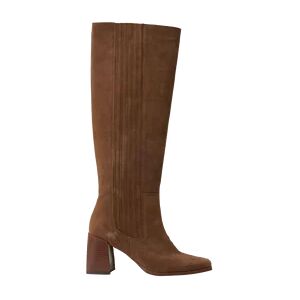 Camilla Pihl Siwa Suede Knee Boot - Dark Camel 39