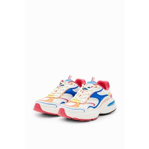 Desigual Patchwork running sneakers - BLUE - 38