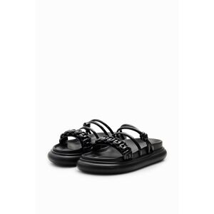 Desigual Platform strap sandals - BLACK - 37