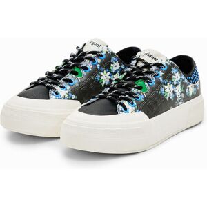 Desigual Floral platform sneakers - MATERIAL FINISHES - 39