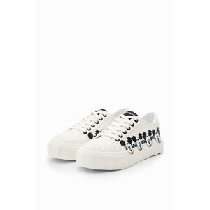 Desigual Mickey Mouse platform sneakers - WHITE - 41