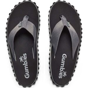 Gumbies Unisex Duckbill Flipflops Black/Grey 40, Black/Grey