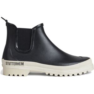 Stutterheim Chelsea Rainwalker Black/White 40, Black/White