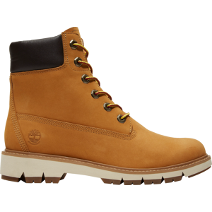 Timberland Women's Lucia Way 6 Inch Boot Wheat Nubuck 37 Wide, Wheat Nubuck