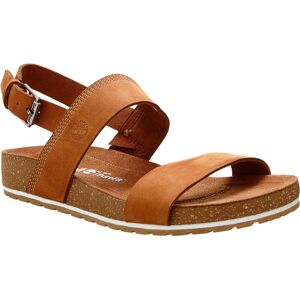 Timberland Women's Malibu Waves Ankle Strap Sandal Rust Nubuck 39, Rust Nubuck