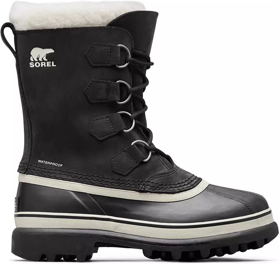 SOREL Wmn's Caribou™ WP - Sko - Black/Stone - 36