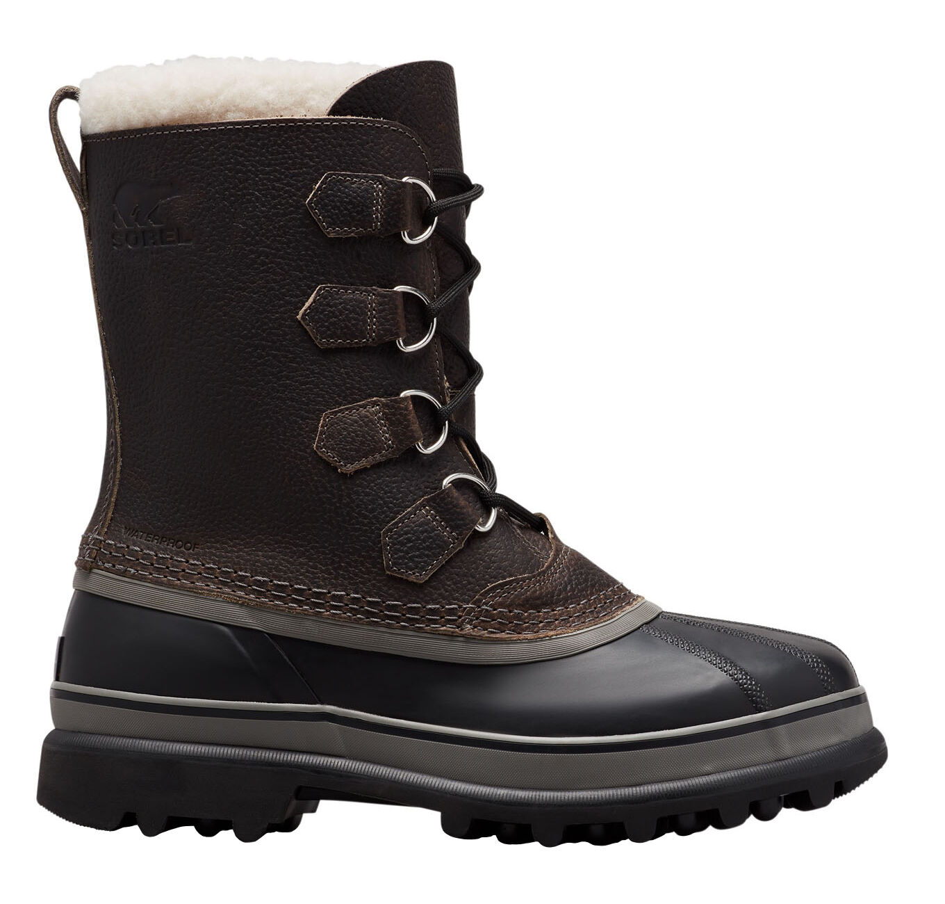 Sorel Caribou WL vintersko herre Quarry/Black 46 2019