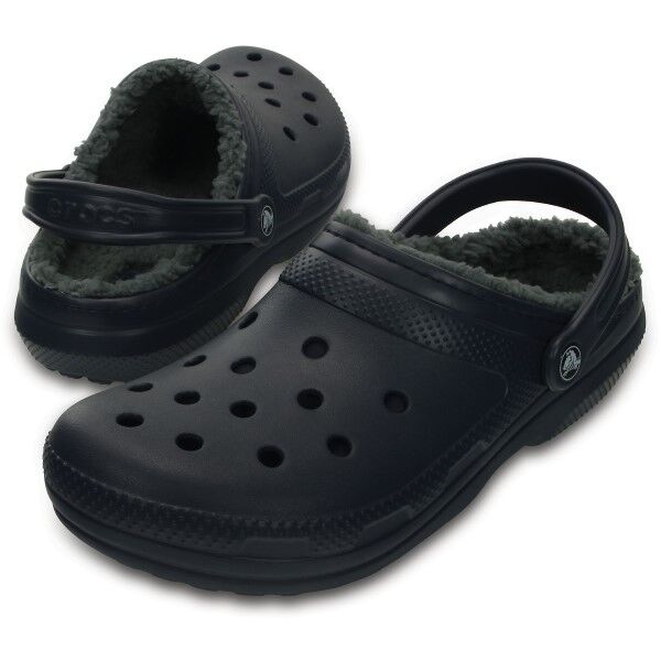 Crocs Classic Lined Clog - Navy-2