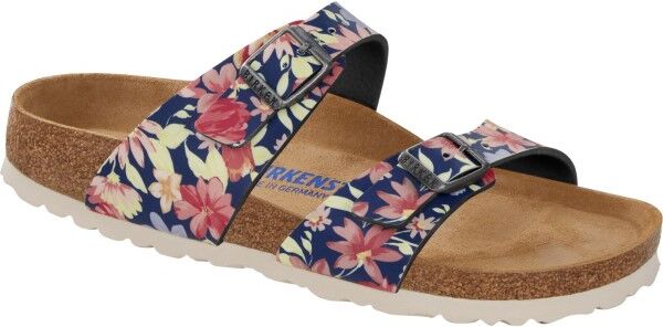 Birkenstock Sydney Soft Footbed - Blue Pattern