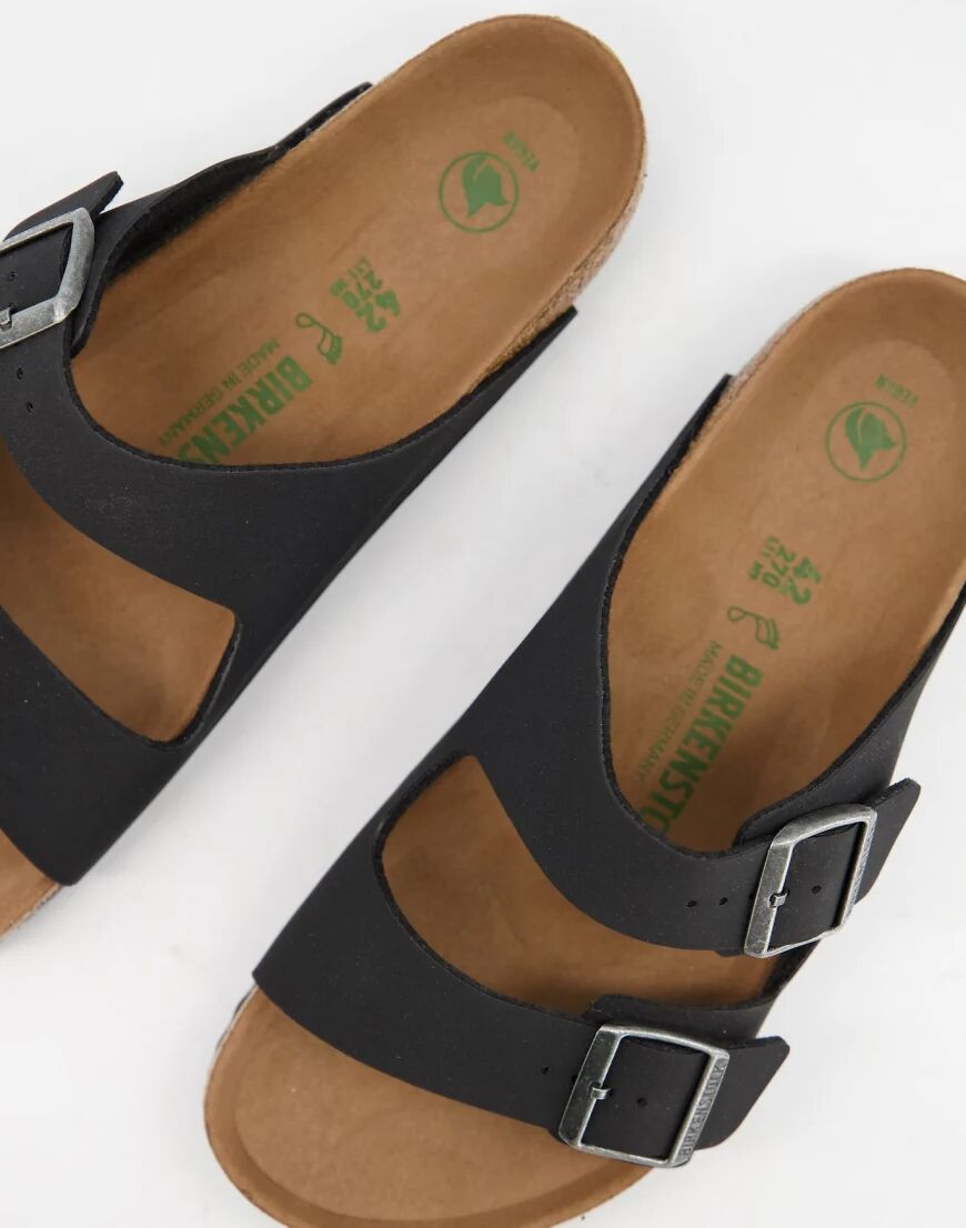 Birkenstock Vegan Arizona sandals in black  Black