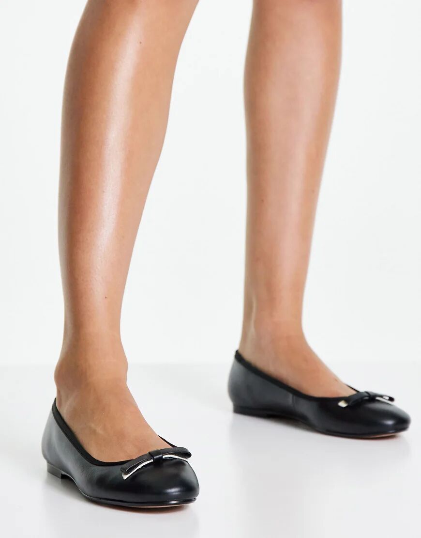 Ted Baker Sualo ballet pump shoe in black  Black