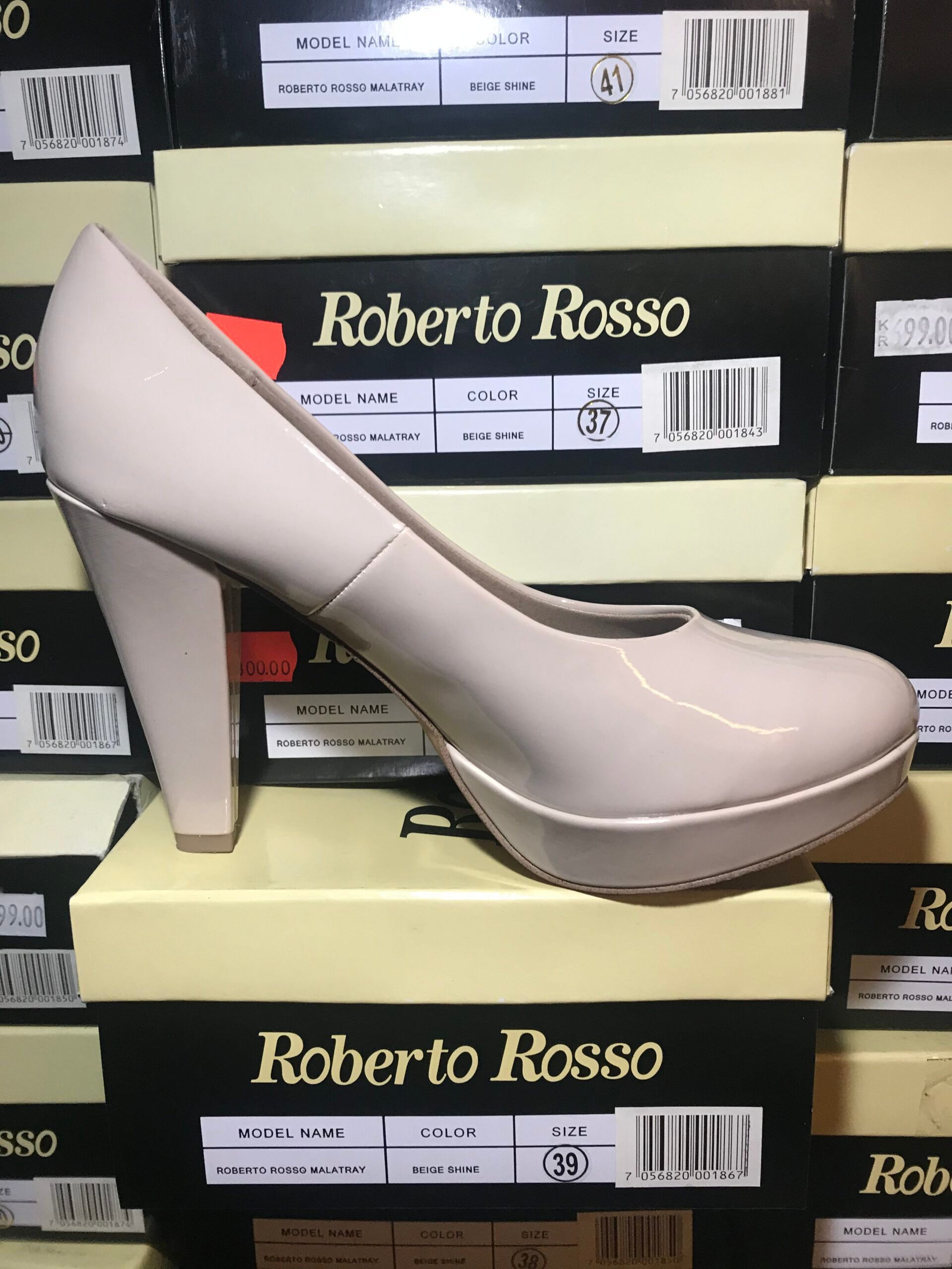 Roberto Rosso - Pumps Malatray Beige 39