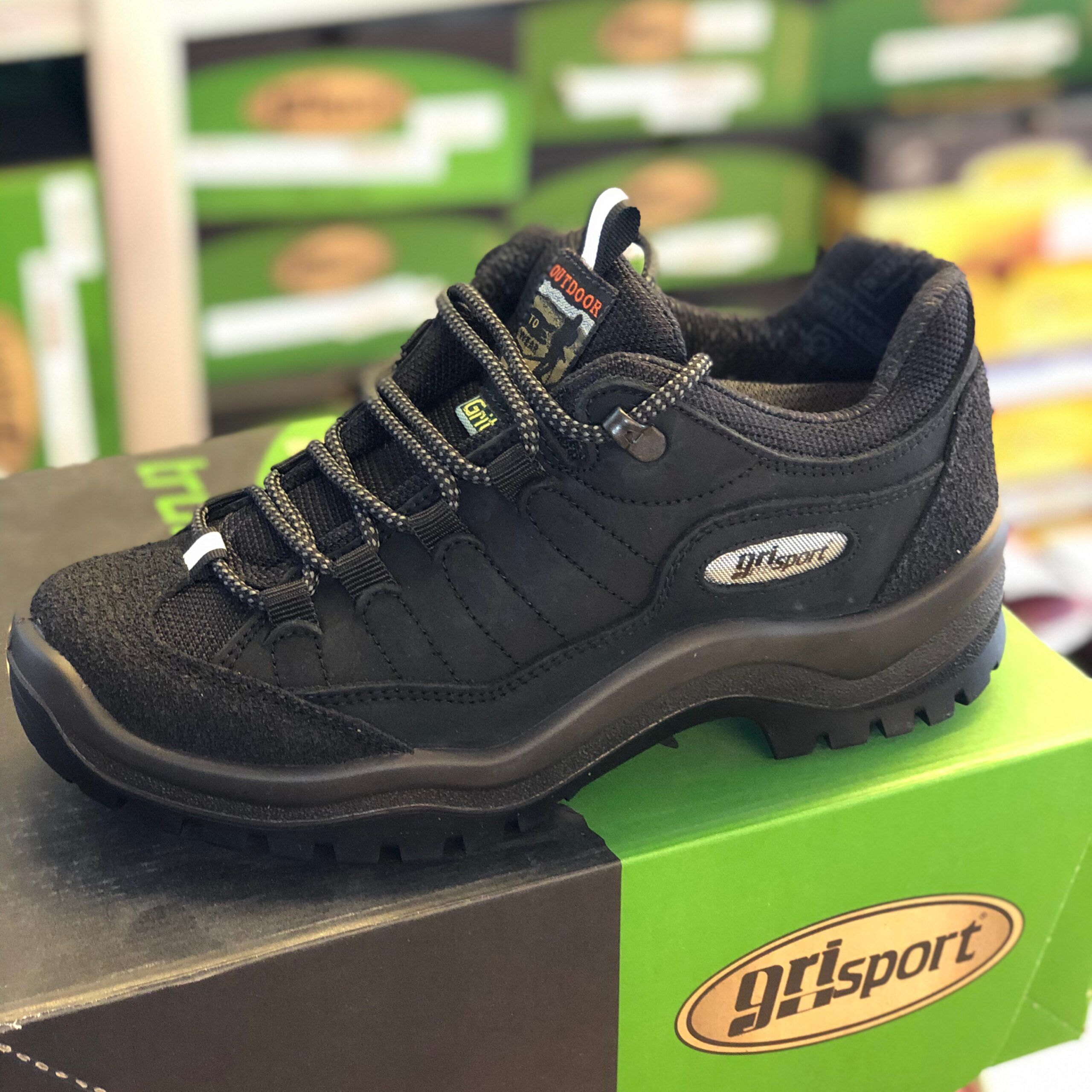 GRISPORT Merker Grisport - Nero dakar trekking lav Sort 37