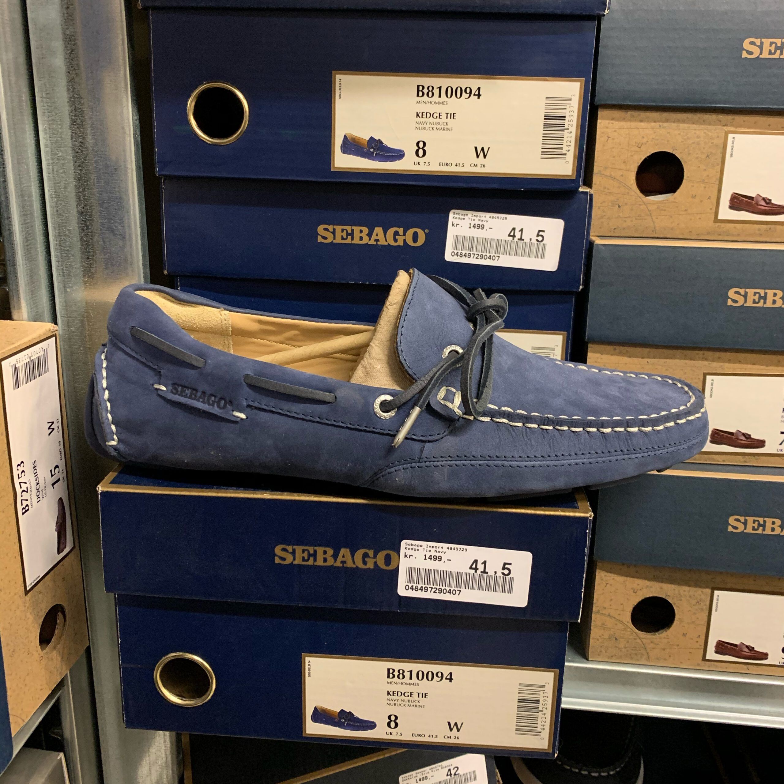 Merker SEBAGO SEBAGO - Kedge Tie Navy 41,5