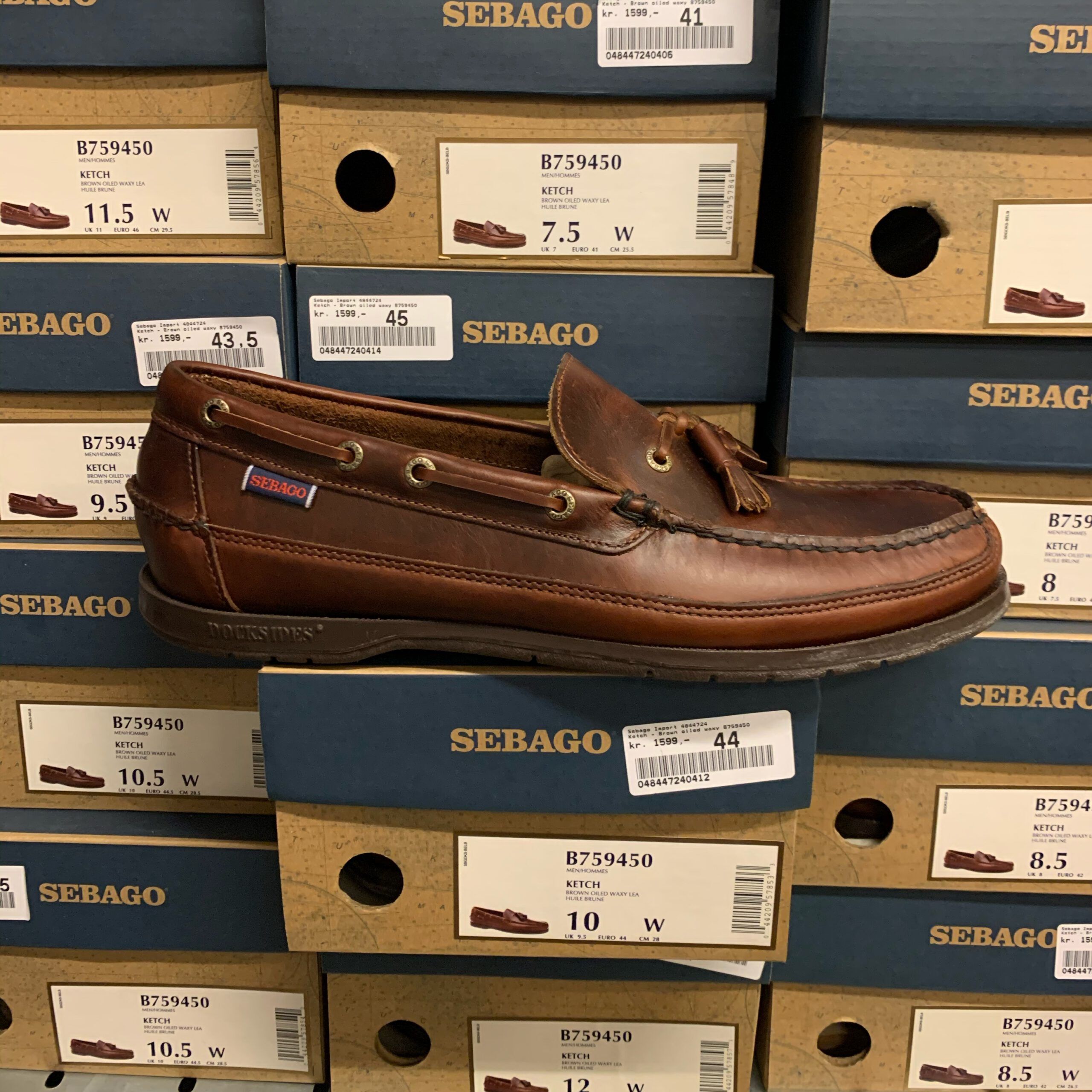 Merker SEBAGO SEBAGO Ketch - Brown Oiled Waxy 43