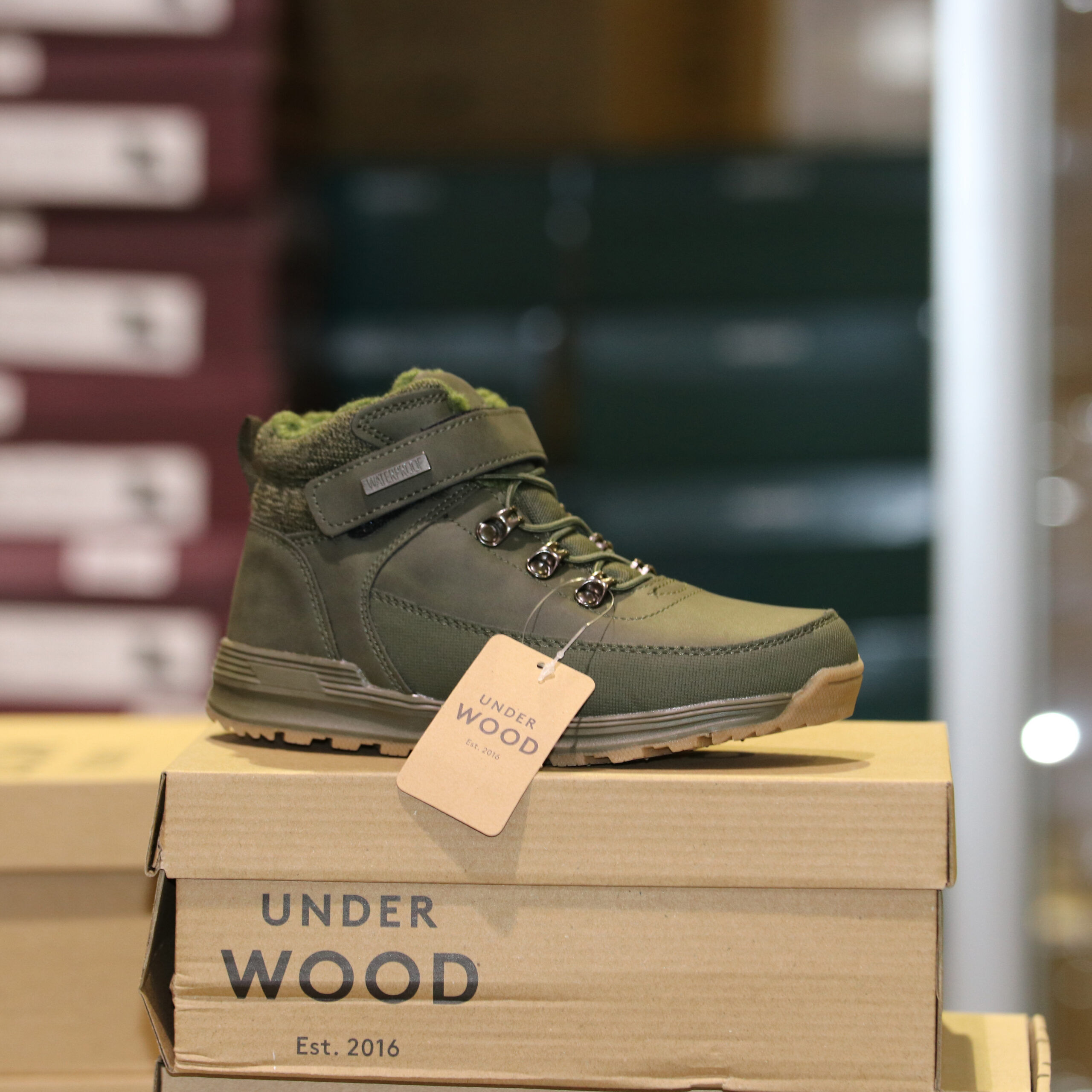 Merker UnderWood Under Wood - Khaki m/Borrelås 28