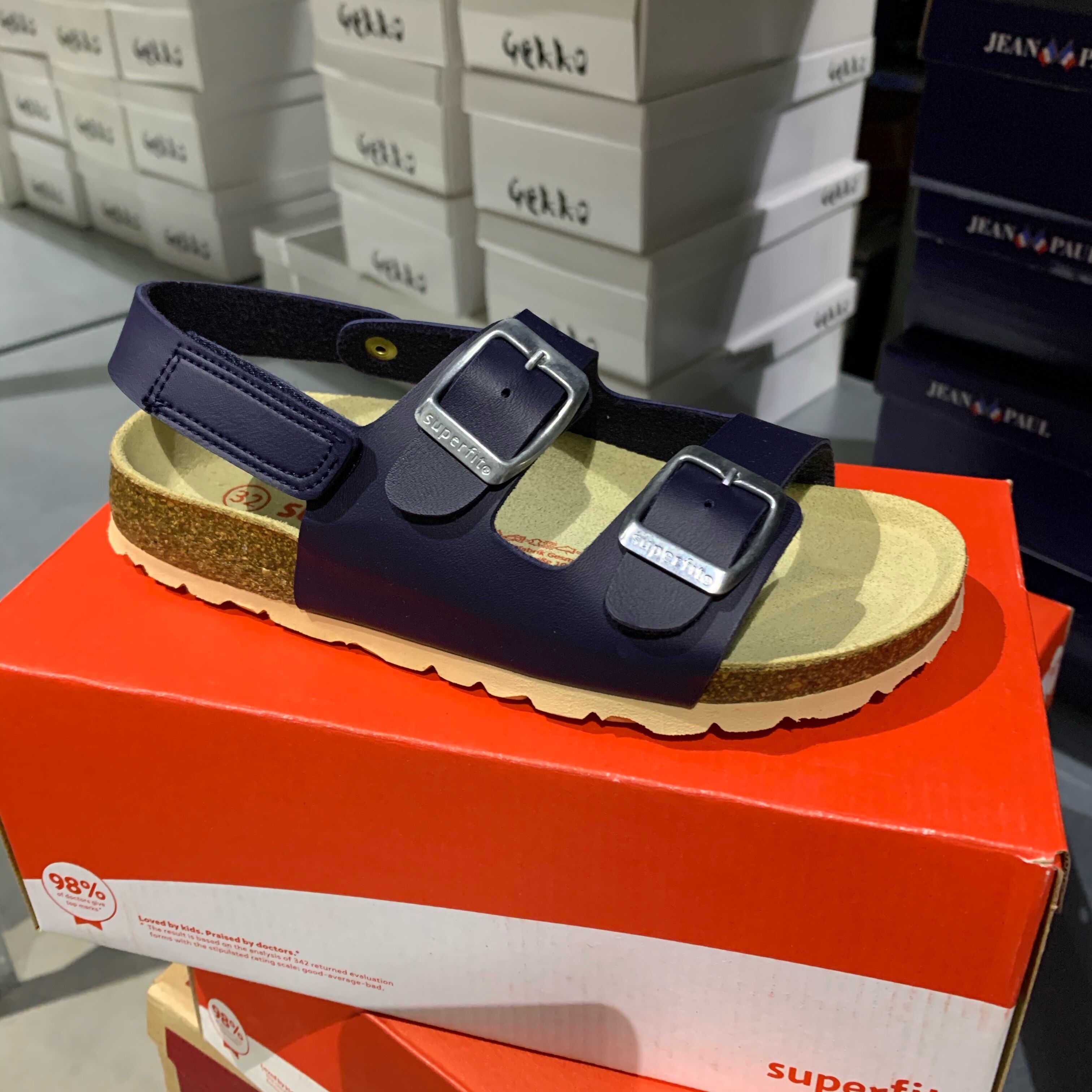 Merker SUPERFIT Superfit - Ocean Tecno Sandal m/reim Blå 28