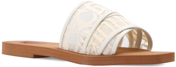 Chloé Woody Slides Beige Female