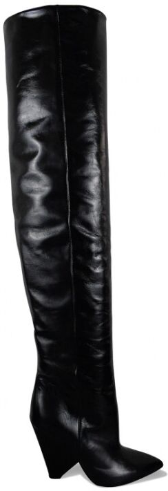 Saint Laurent Niki 105 over-the-knee boots Sort Female