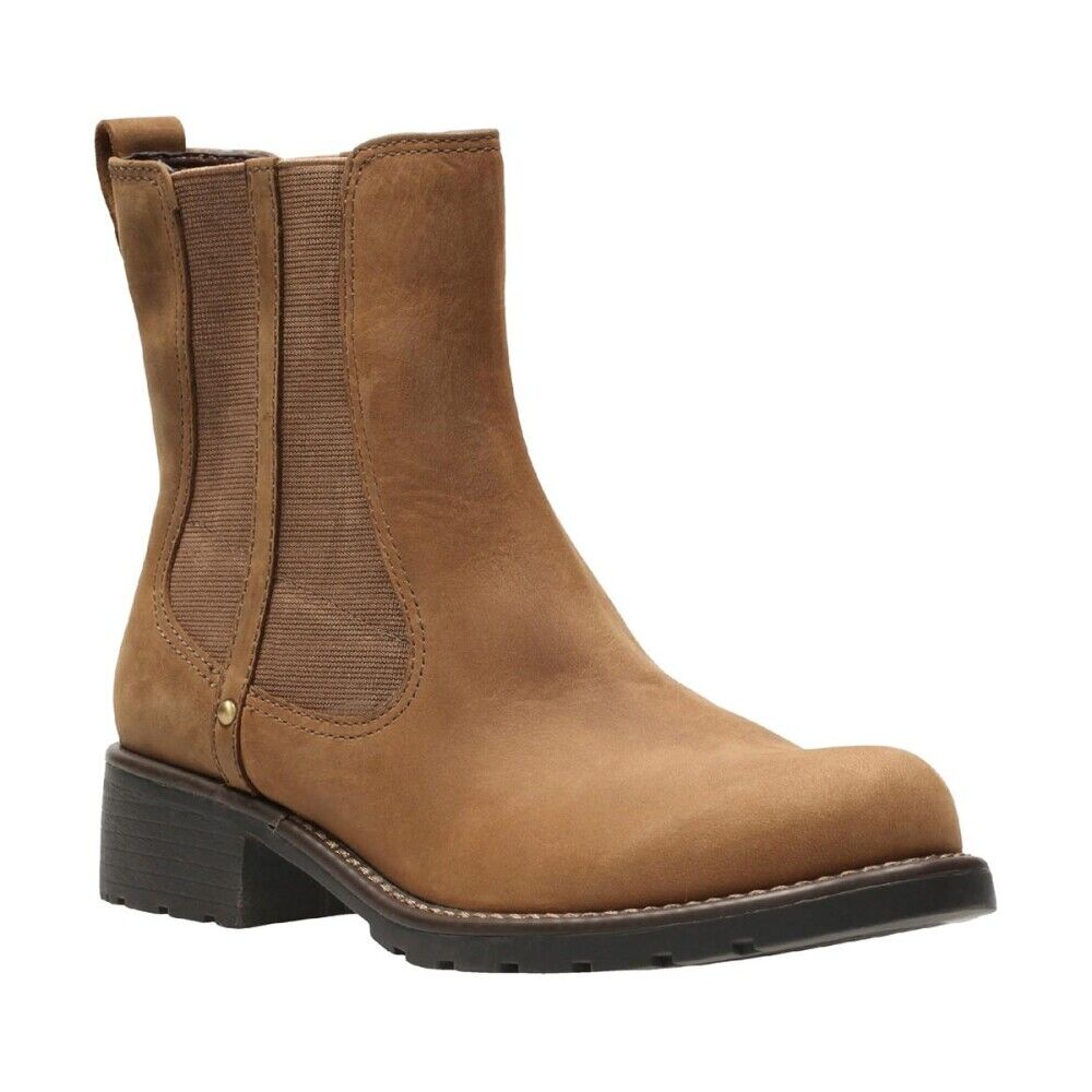 Clarks Chelsea Boots Brun Female