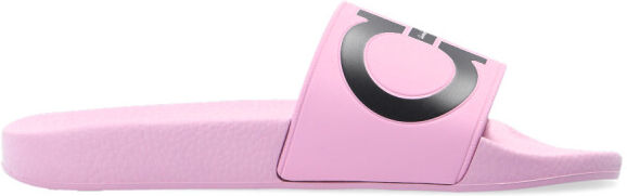 Salvatore Ferragamo Groovy rubber slides Rosa Female