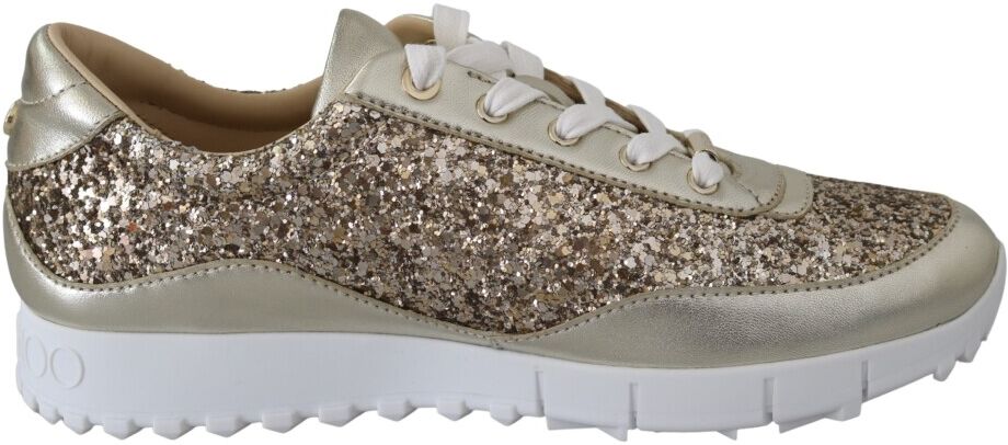 Jimmy Choo Leather Sneakers Gul Female