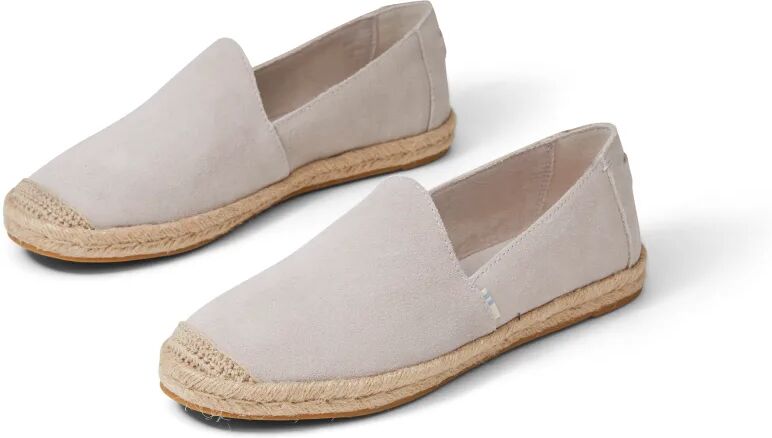 TOMS Women's Suede Espadrillo Grå