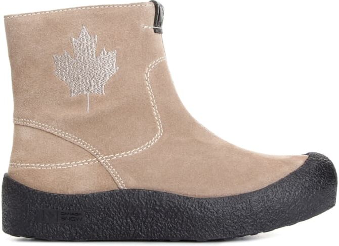 Canada Snow Women's Quebec Suede Boots Beige