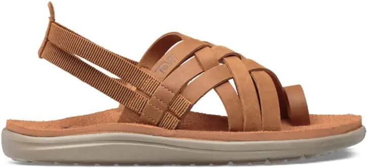 Teva Women's Voya Strappy Leather Beige