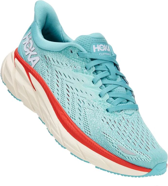 Hoka One One Women's Clifton 8 Wide Blå