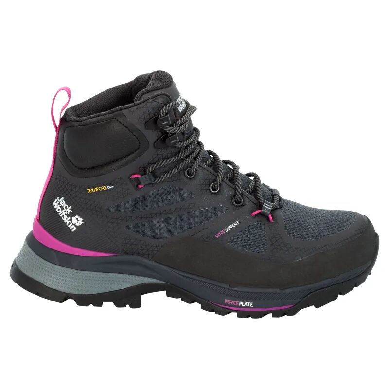 Jack Wolfskin Women's Force Striker Texapore Mid Grå