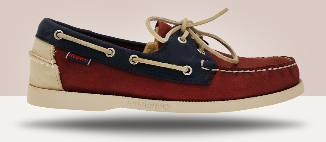 Sebago - Spinnaker Wine/ Navy / Beige Nubuk 43