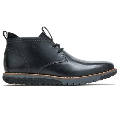 Hush Puppies Active Expert Off Black Leather
