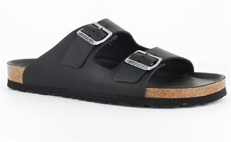 Minfot Sandaler Garnet Leather Charcoal