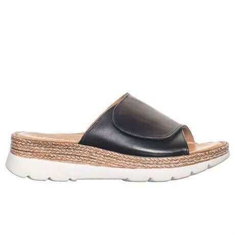 Ten Points Maya Mule Sandal Black