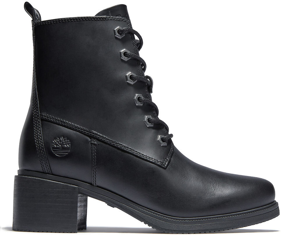 Timberland Botas em pele, com tacão, Dalston Vibe 6Inch   Preto