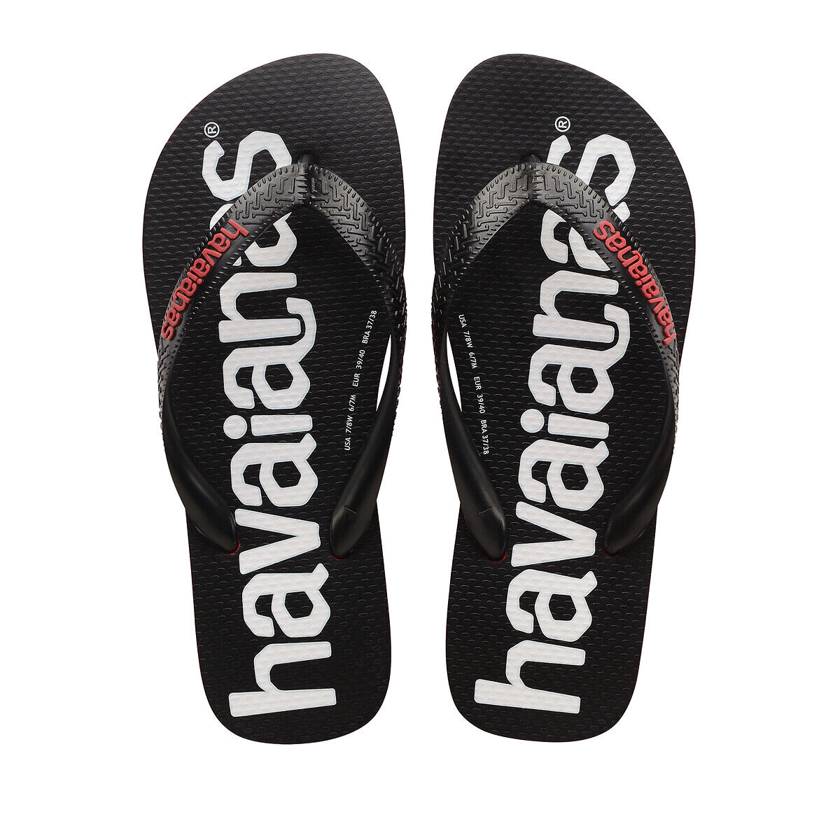 Havaianas Chinelos Top Logomania   Preto